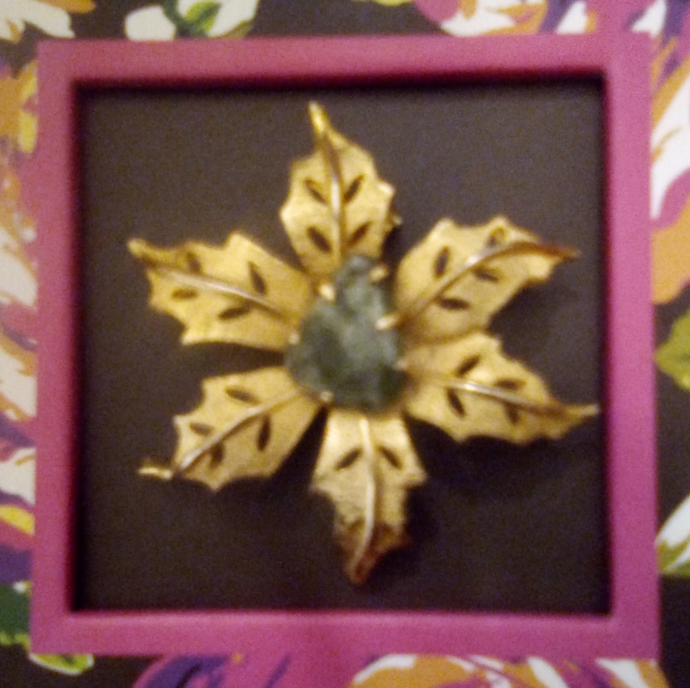 Antique Stone brooch